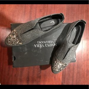 Simply Vera Wang studded flat shoes